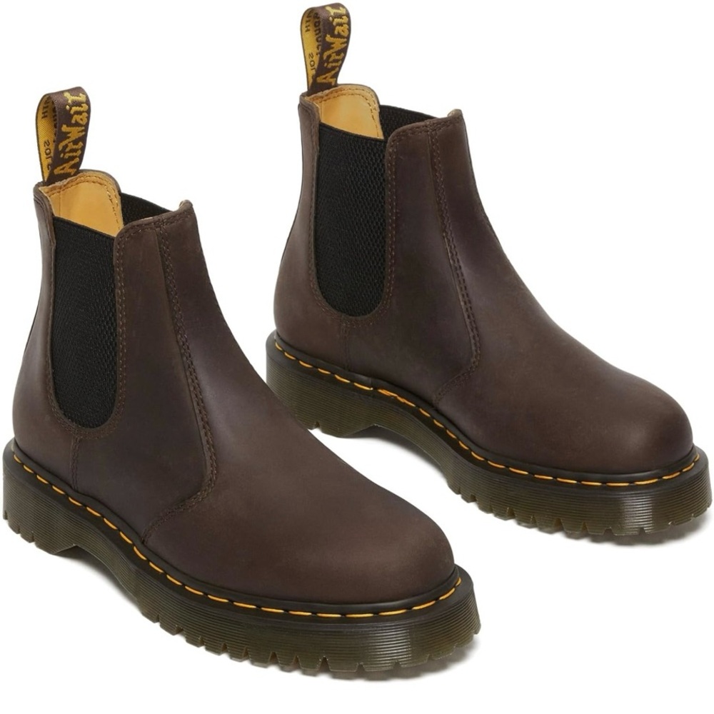Dr. Martens Dark Brown Leather Boots
